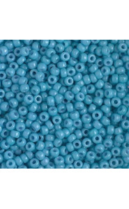 Miyuki rocailles Perlen 8/0 - Duracoat opaque nile blue 8-4478